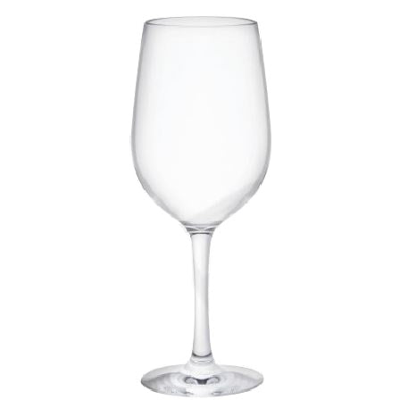 595 ML PC WINE GLASS - PC/ PLASTIC # X039