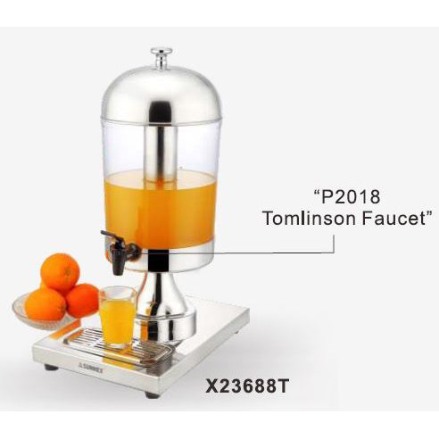 CLASSIC 8L JUICE DISPENSER - TITANIUM - SUNNEX # X23688TU