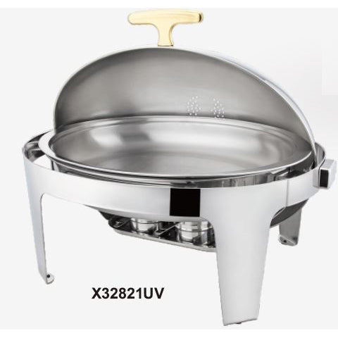 ELITE OVAL 9L BUFFET STOVE WITH TITANIUM HANDLE - STAINLESS STEEL - SUNNEX # X32821UV