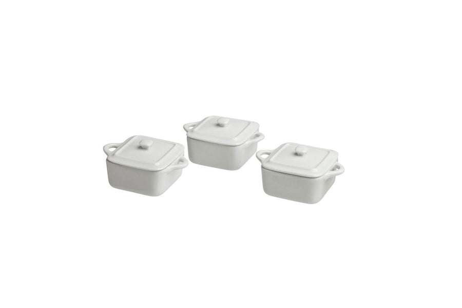 MIGNON 7CM SQUARE CASSEROLES W/COVER - TOGNANA # MO0811G0000