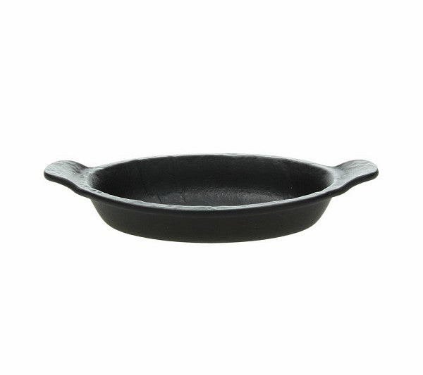 20.5X11CM OVAL BAKING DISH - VULCANIA BLACK - TOGNANA # VU042210779